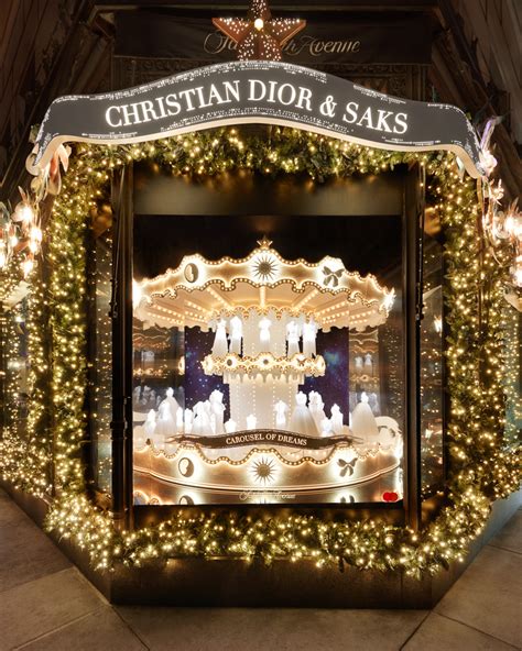 dior window display 2022|christian dior carousel of dreams.